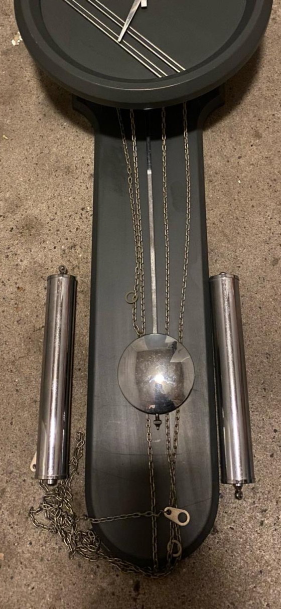 Image 1 of Warmink (Wuba) wandklok avec pendel et gewichten – Vintage
