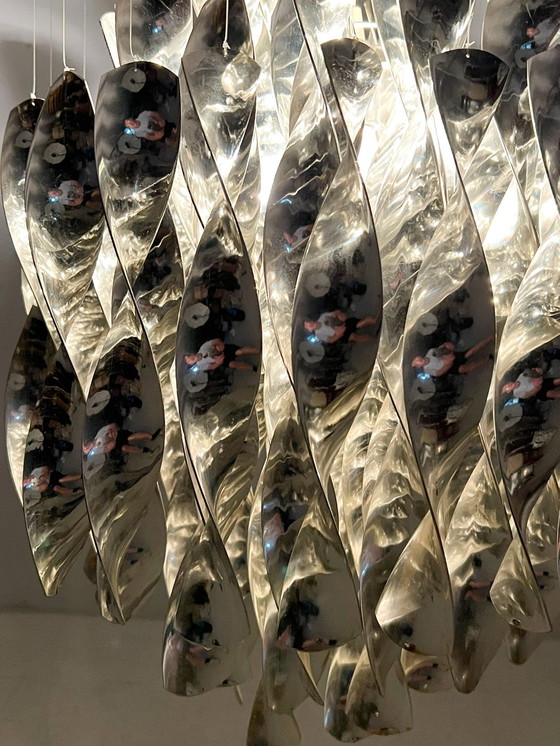 Image 1 of Lampada da soffitto a spirale di Verner Panton per Lüber AG, modello SP1, Germania, anni '70.