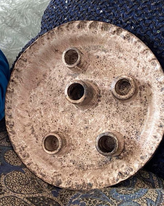 Image 1 of McCarty Pottery candelabro de cerámica, 5 tubos candelabro