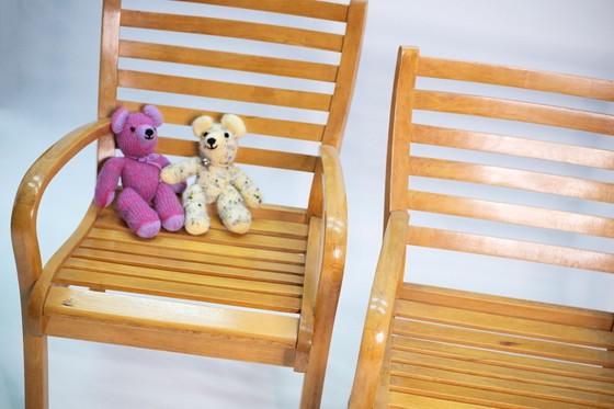 Image 1 of Solid wood garden chairs / lounge chairs