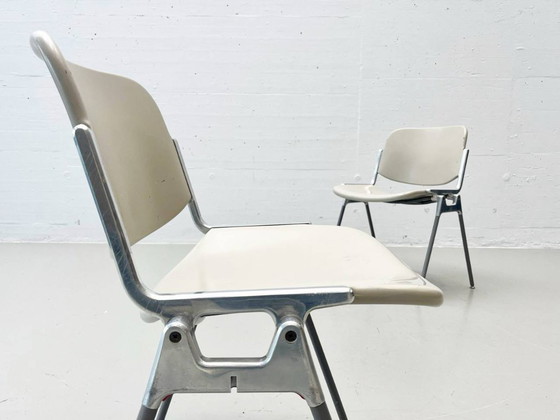 Image 1 of Set di 6 sedie modello DSC106 di Giancarlo Piretti per Castelli, anni '70