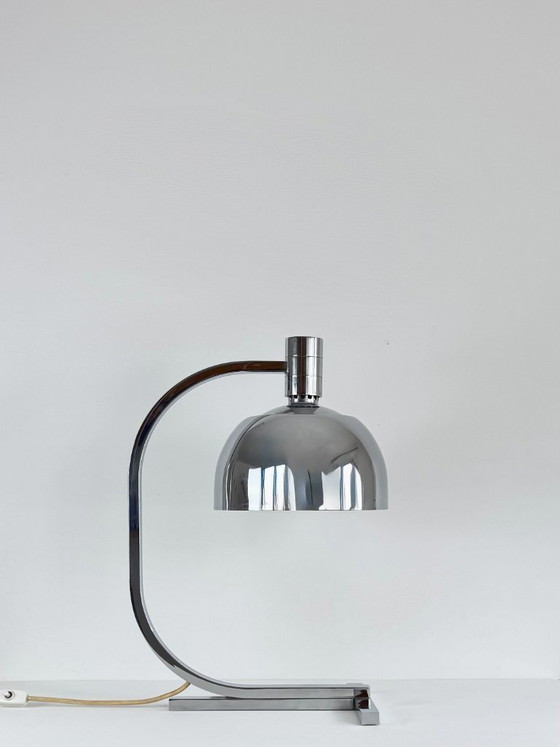 Image 1 of AM/AS lamp in chromed brass by Franco Albini, Italy, 1960