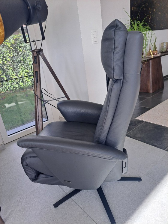 Poltrona relax elettrica Himolla S-Lounger 7804 – Poltrone relax, Pelle, Metallo (photo 2 of 10)