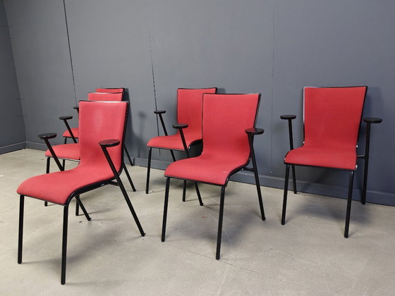 Image 1 of Vintage Occhio stoelen van Roel Vandebeek voor Drisag, jaren 2000 - set van 6