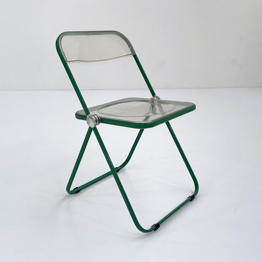 Green Plia Folding Chair by Giancarlo Piretti for Anonima Castelli, 1960s