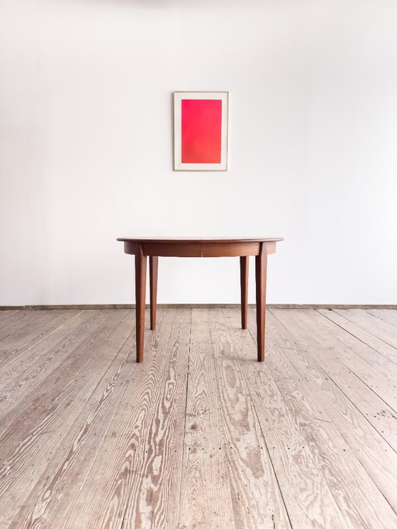 Image 1 of Deense uitschuifbare teakhouten eettafel van Sigh and Son