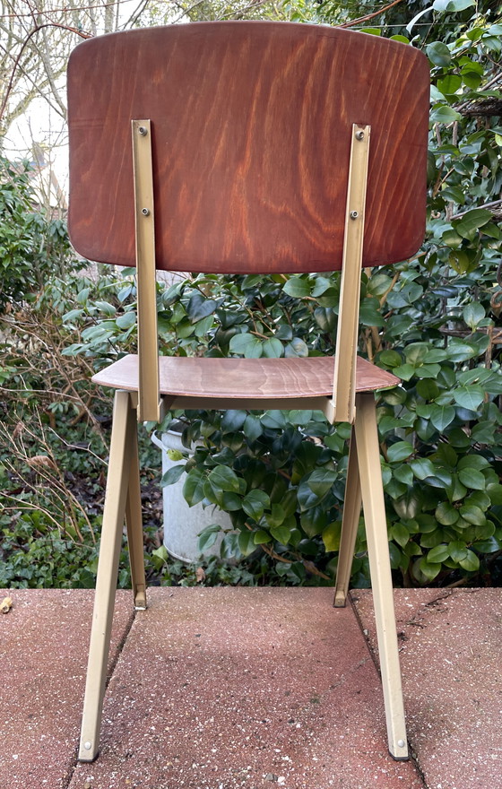 Image 1 of Ensemble de 4 chaises de salle à manger vintage Galvanitas S16 _ Design néerlandais 1965