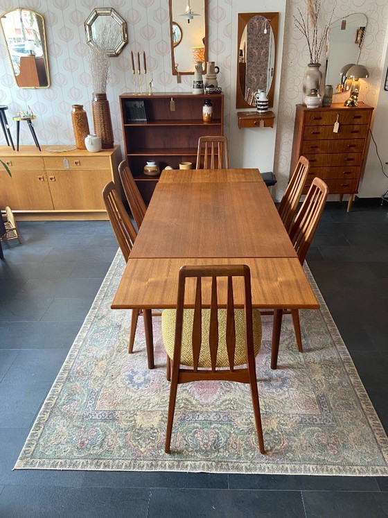 Image 1 of Vintage Deense eettafel van Erik Buch
