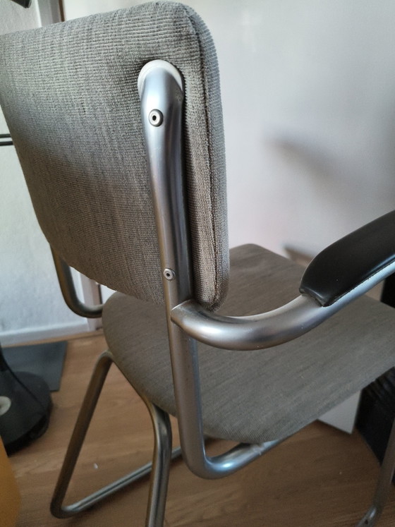 Image 1 of Vintage design Gispen stijl buisframe stoel