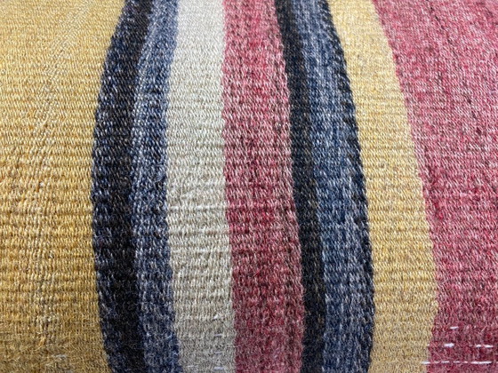 Image 1 of Funda de cojín única de kilim y alfombra – 120 x 40 cm