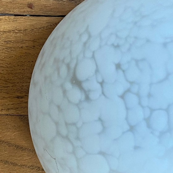 Image 1 of Clichy white glass wall/ceiling light