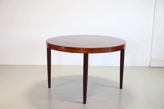 Round rosewood dining table by Kai Kristiansen for SVA Mobler – Mid Century Modern (photo 3 of 6)
