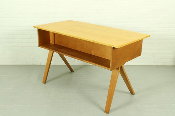 Image 1 of Mid-Century Modern Model EB02 Birch Series Bureau door Cees Braakman voor UMS Pastoe, 1952
