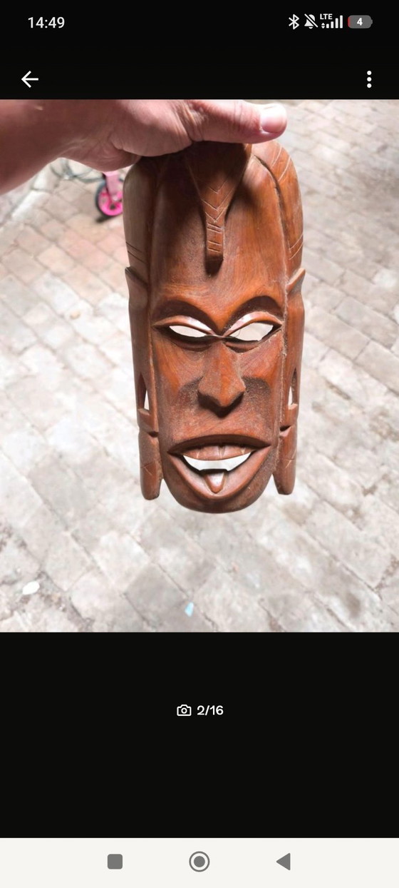 Image 1 of masques africains