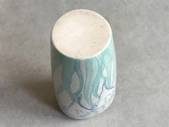 1x Vanessa Tuck Keramikvase im Jugendstil mit Blumen – Vasen, Ceramic (photo 5 of 7)