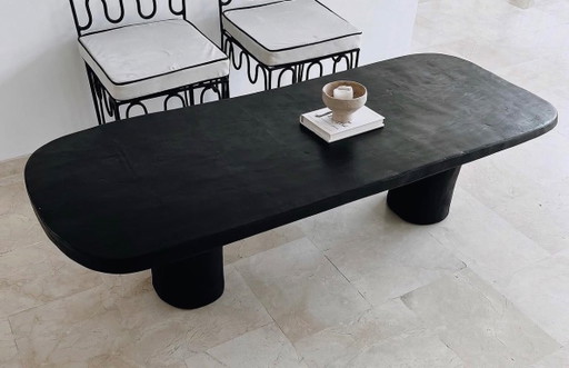 Solid wood coffee table