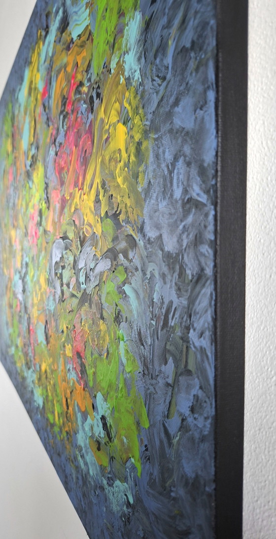 Out Of The Blue – Manou Claire, Paintings & Drawings, Wood, Canvas (photo 6 of 8)