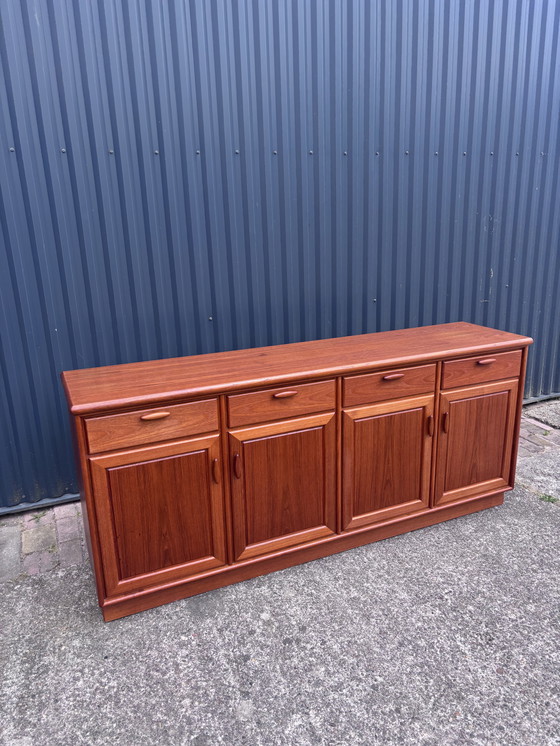 Image 1 of Buffet bas vintage dressoir teck