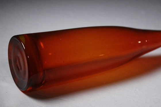 Blown Glass Vase Design Tom Connally Greenwich Flint Craft 1970s (photo 6 of 7)