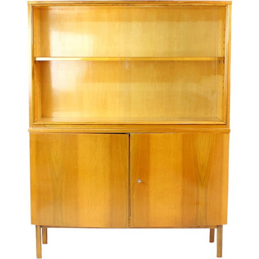 Mid Century Anrichte aus Nussbaum von Jitona, Tschechoslowakei 1960er Jahre