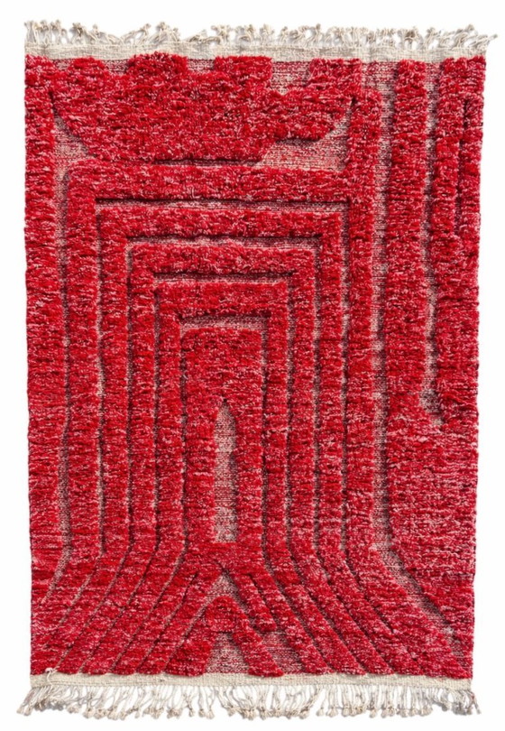 Image 1 of Alfombra marroquí de lana Mrirt de 200 x 300 cm – Alfombra bereber hecha a mano
