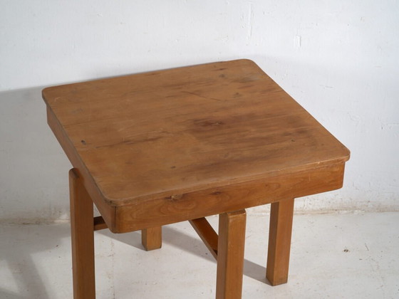 Tavolo da Lavoro in Legno Antico – Tavolino Europeo – circa 1920–1950 – Console, Rustic (photo 16 of 40)