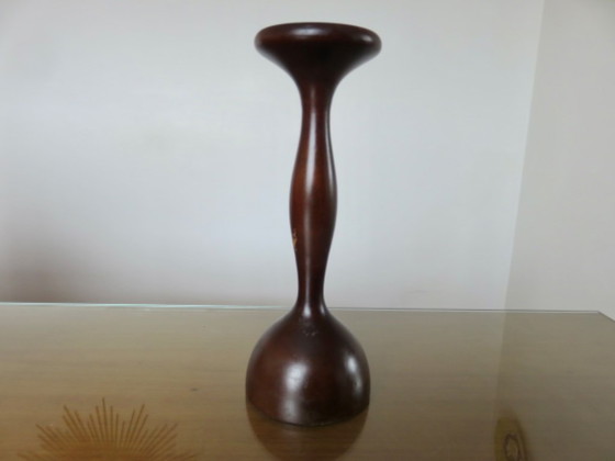 Image 1 of Pair of imposing Scandinavian candlesticks, 70s/80s