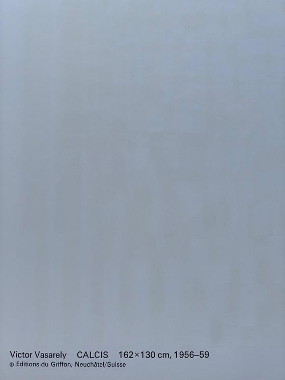 Image 1 of Victor Vasarely - Op Art Print "Calcis" (1973) - Editions du Griffon