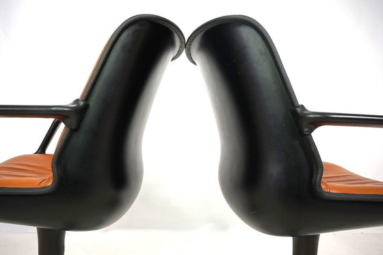 Image 1 of Juego de dos sillas de oficina Fröscher de Burkhard Vogtherr, 1970