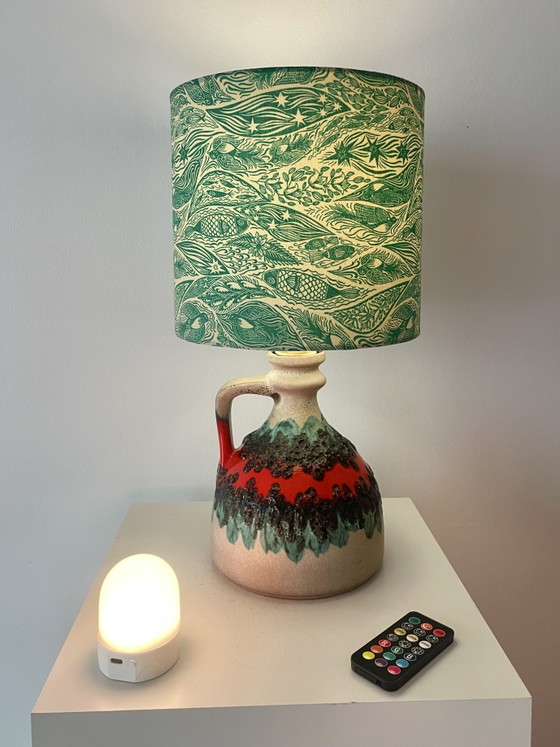 Bodo Mans pour Bay Keramik - Transformé en lampe de table sans fil | 43 cm – Bay Keramik - West Germany (photo 10 of 14)