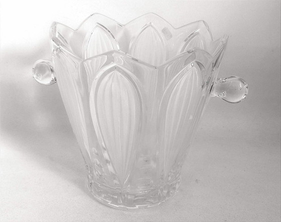 Image 1 of Kristallen ijsemmer, jaren 60-70, hoogte 23 cm