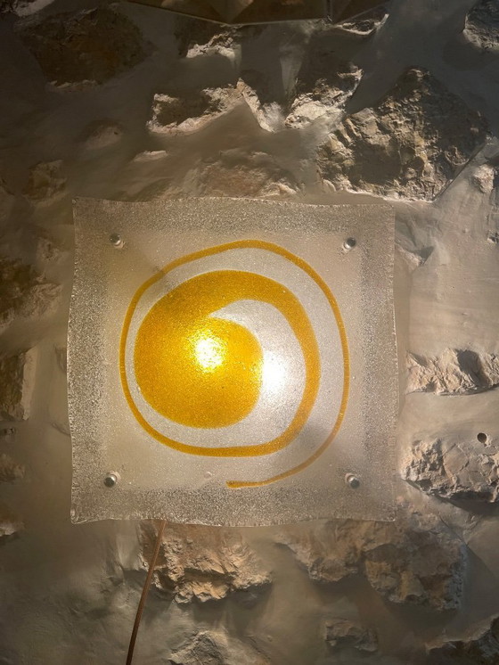 Image 1 of Lámpara de pared Mazzega de cristal de Murano, Italia, 1970