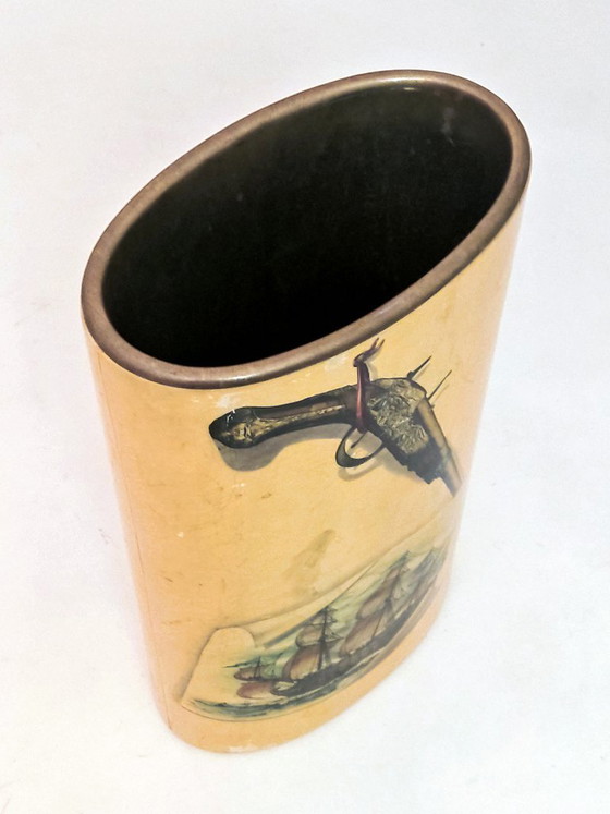 Antieke paraplubak omstreeks 1900 – Metal, Copper (photo 6 of 9)