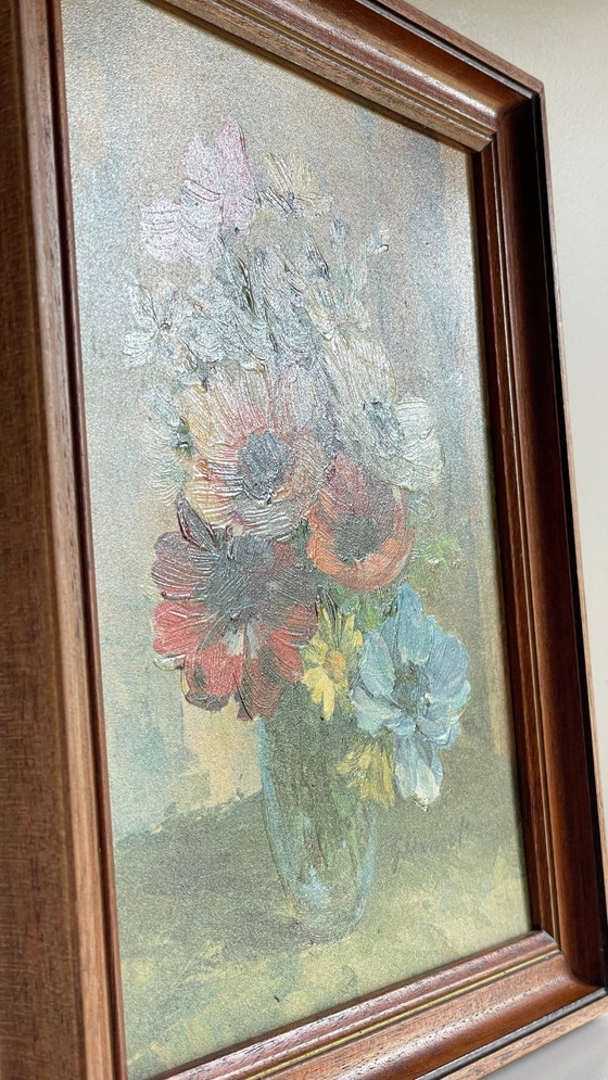 Image 1 of PAINTING Bouquet with Anemones