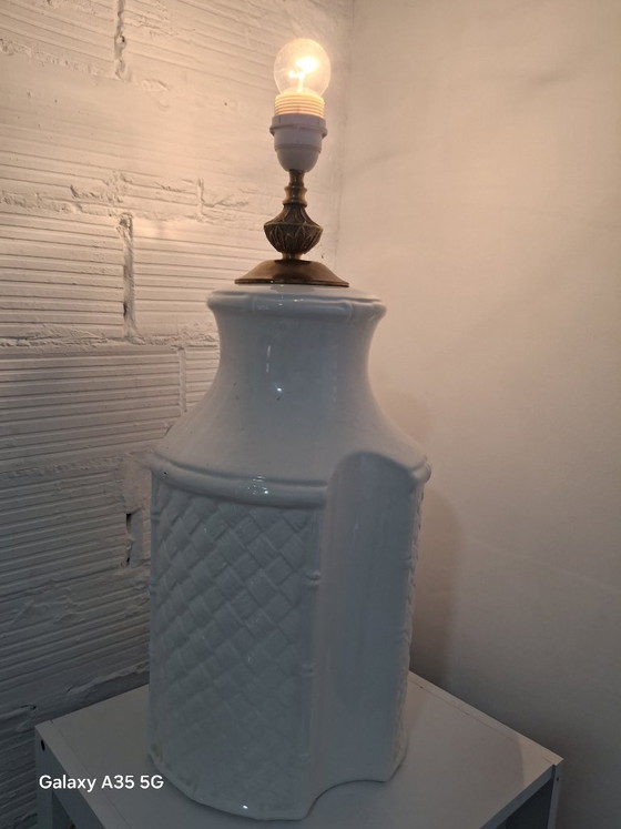 Große Manises-Keramiklampe aus der Mitte des 20. Jahrhunderts – Tischlampen, Ceramic (photo 2 of 6)