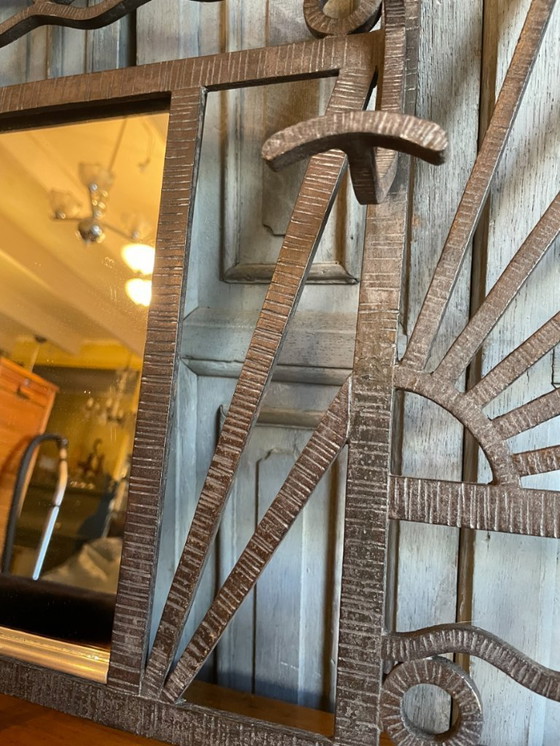 Image 1 of Wandgarderobe, Art-déco-Stil, 1930er Jahre, Französisch