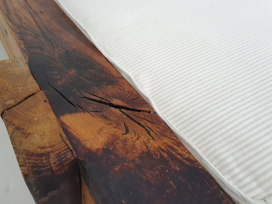 Image 1 of Lit de jour double en chêne wabisabi, 1970