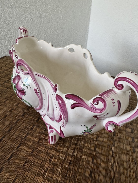 Image 1 of Jardinière Faïence Desvres Ancienne