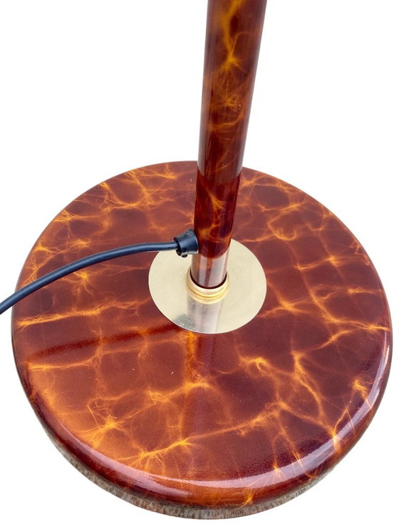 Image 1 of 1980s halogen lamp, Rhoum Jr., gold/plated style