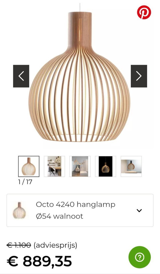 Image 1 of 3x Secto Design Octo 4240 Pendelleuchte