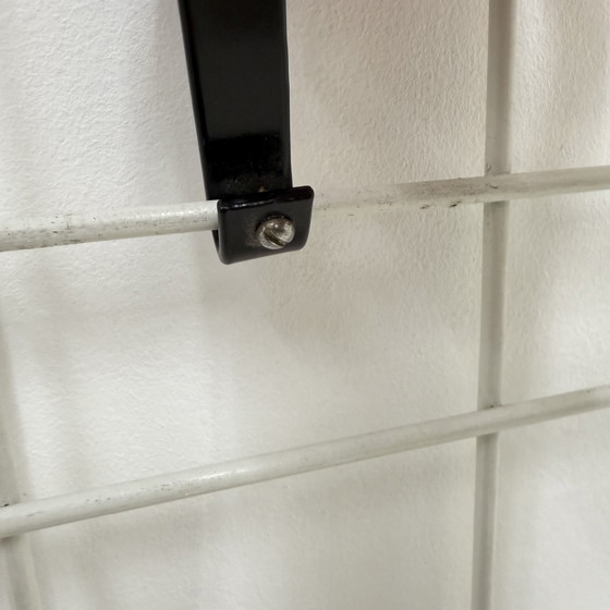 Image 1 of Porte-manteau mural vintage en fil métallique, 1960s