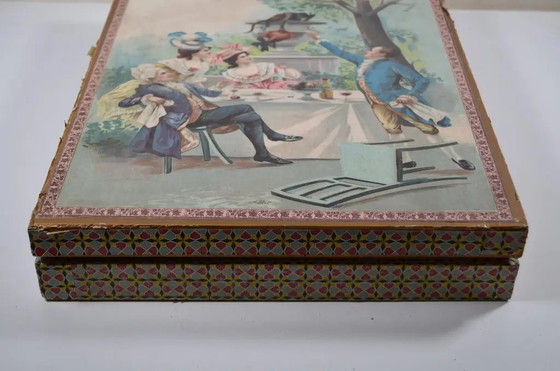 Antique Toy n.k Paris France Circa 1910 Box of 3 Puzzles – Decorative Objects, Wood (photo 2 of 13)