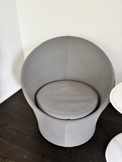 Set di 2 poltrone lounge italiane dal design scultoreo e vintage. – loungesets, Other (photo 2 of 6)