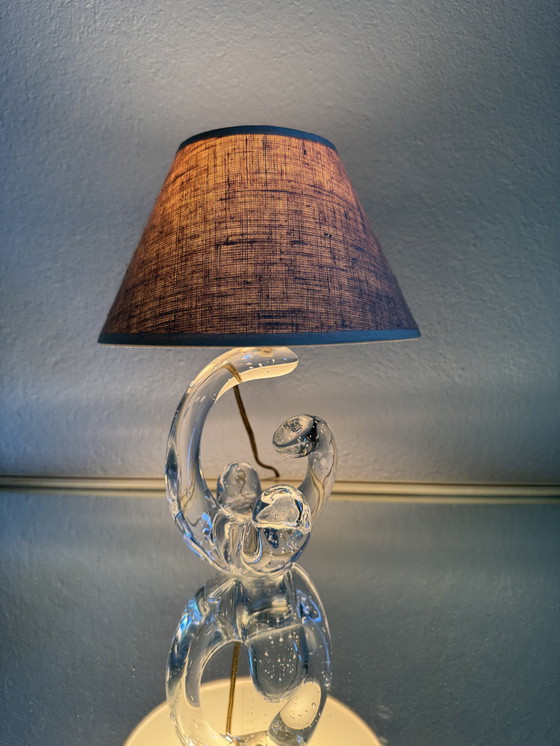 Image 1 of Small Crystal Lamp Schneider 50's
