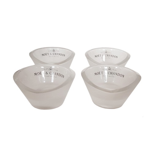 Kleine serveerschalen van Moët & Chandon, set van 4