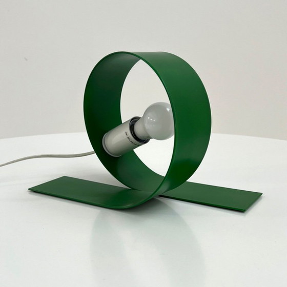 Image 1 of Green Loop Table Lamp, 1980s