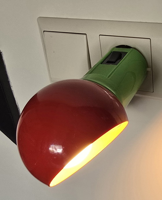 Image 1 of Lampe à brancher Memphis Bendt Hansen x WLP aux couleurs des années 70