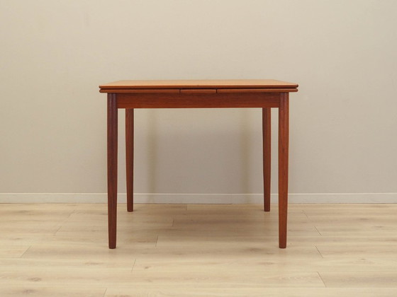Image 1 of Teakhouten tafel, Deens ontwerp, jaren 70, productie: Denemarken