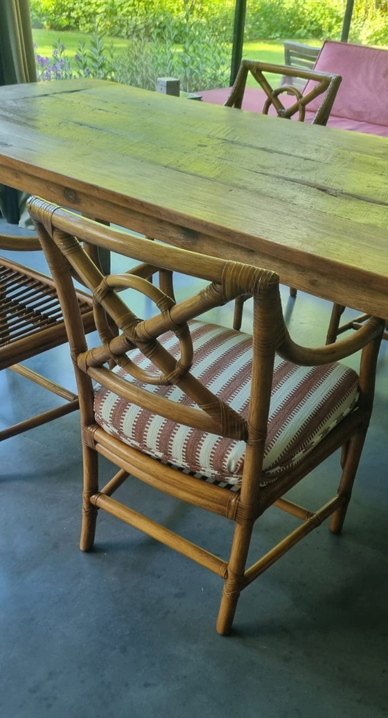 Image 1 of Vintage Rotan Stoel / Armchair