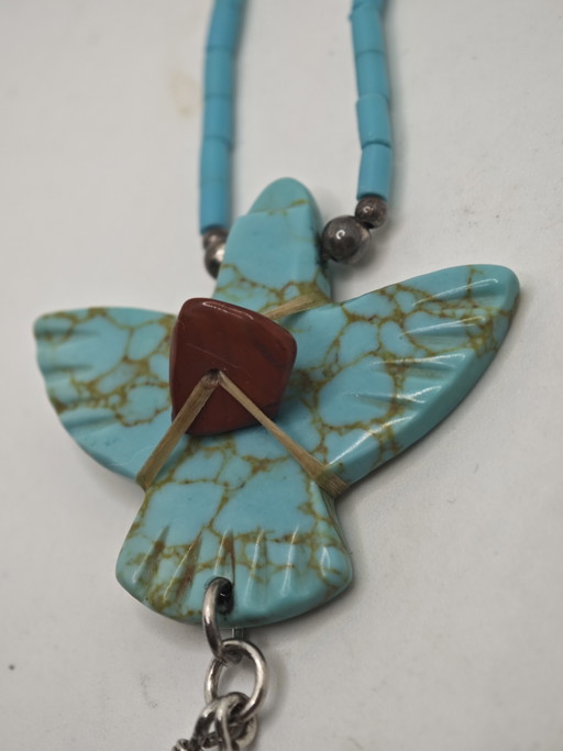 Collier amérindien Zuni/Navajo